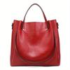Women's PU leather single shoulder crossbody handbag with multiple large capacity and multiple pockets