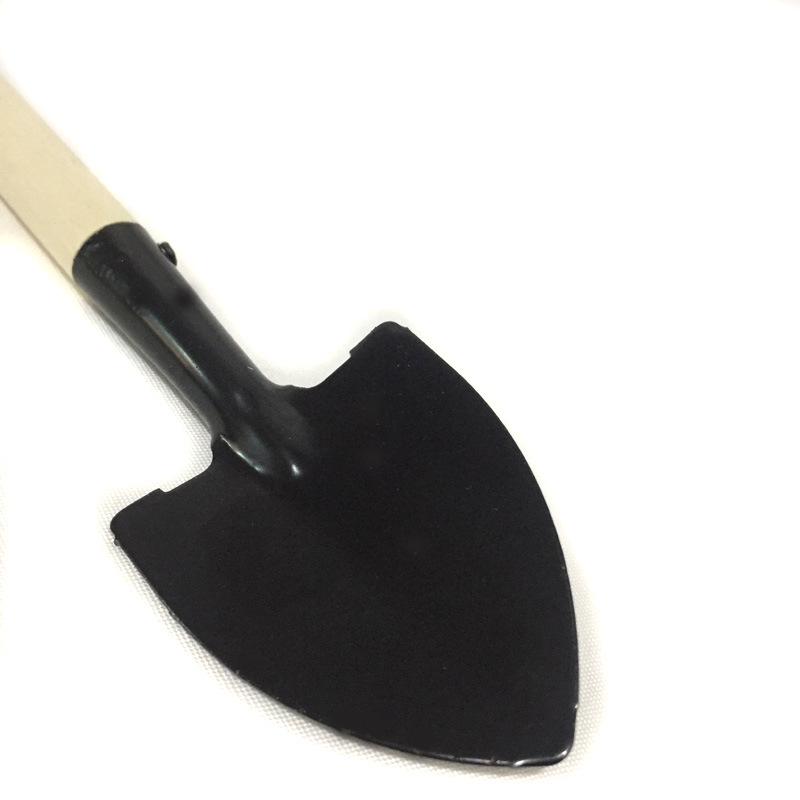 Mini Garden Tool Set: Reinforced Wooden Handle Shovel, Rake, & Spade for Planting