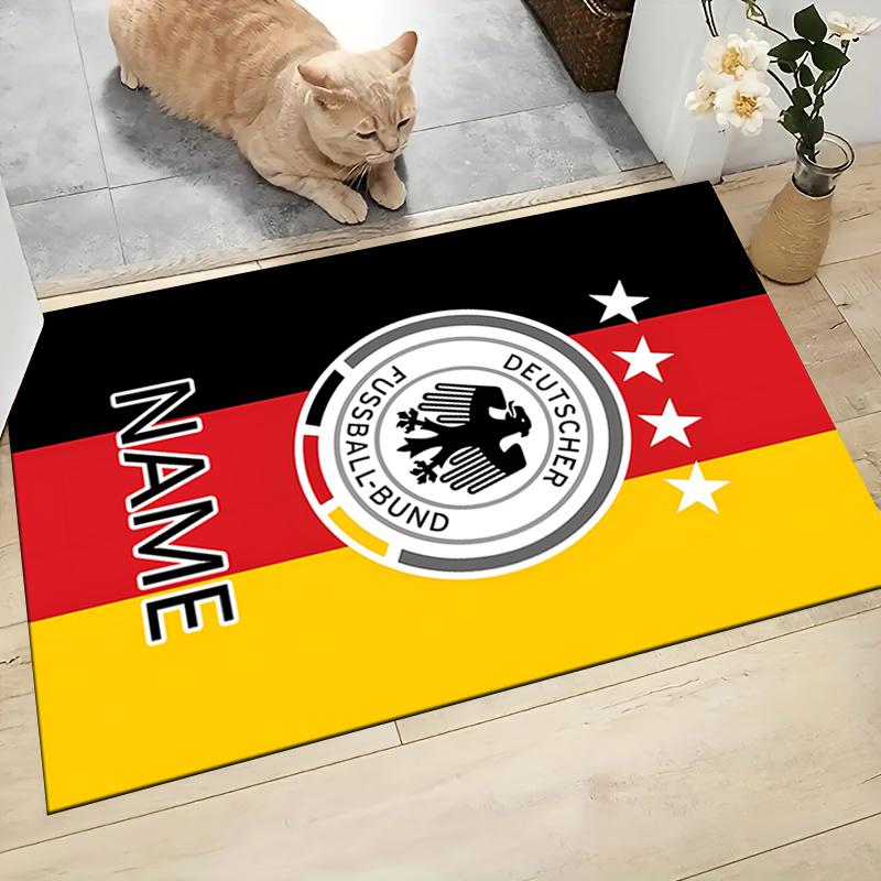 Custom Name Lion Crest Emblem Carpet Rug Customizable Soft Washable Anti-Slip Home Living Room Sofa Mats Personalized Rug. 0909231