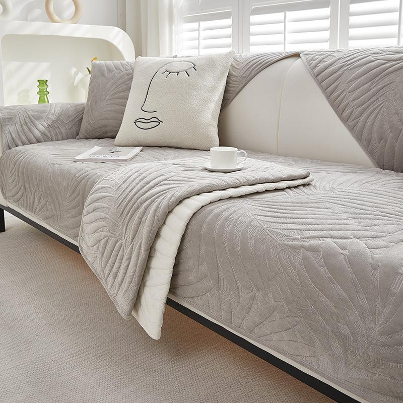 Sofa Cushion Four Seasons Universal Non-Slip Sofa Cover Full-Cover Elastic Seat Cushion Cream Sofa Hat
