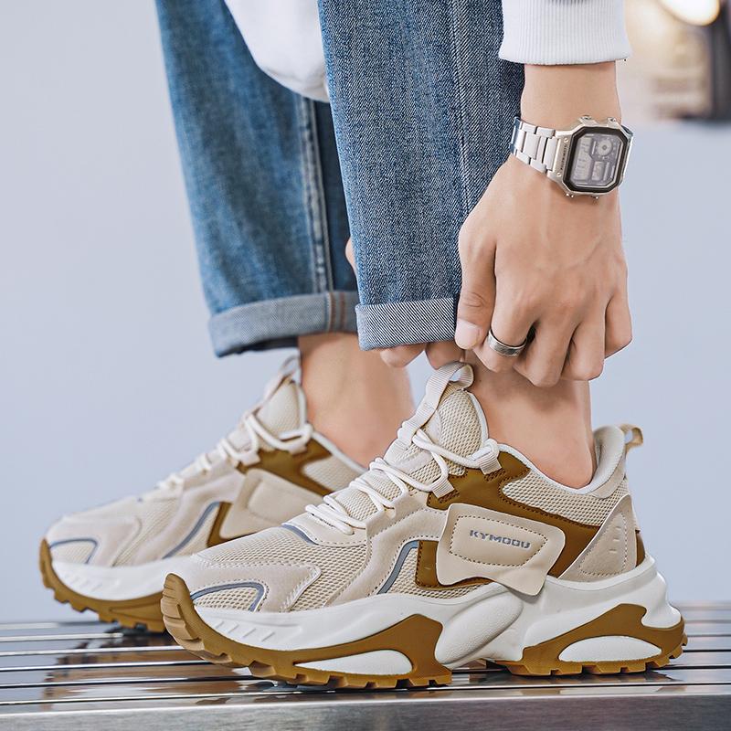 Herbst und Winter Neue Paarsneaker Schuhe mit Höhenerhöhung Atmungsaktive Bequeme Joggingsneaker Outdoor-Sportschuhe