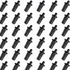 40Pcs Black Spring Furniture Pins for Blinds Cabinet Doors Modern Style Shock Absorption Home Hardware