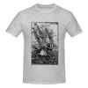 Vintage Kraken Attacking Ship Illustration Casual Tshirtniche Design Travel Musthave Cotton Tee