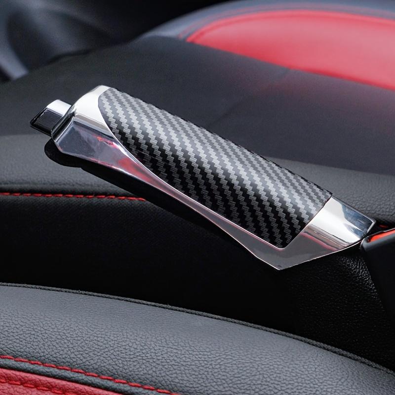 Carbon Fiber Style Handbrake Cover Durable ABS Anti-Scratch Easy Install for Car SUV Truck