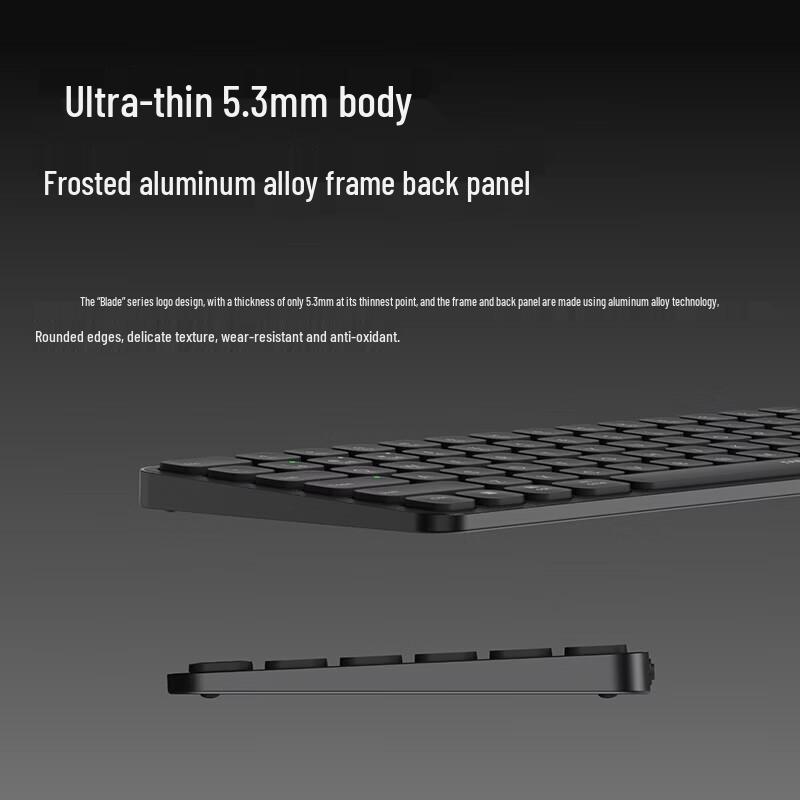 Rapoo 9350S Ультратонка Бездротова Клавіатура та Миша Multi-mode