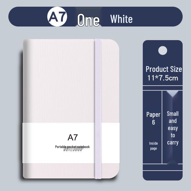 Frischer Stil A6 A7 Tasche Effizienzplaner – Leichtes Kunstledernotizbuch