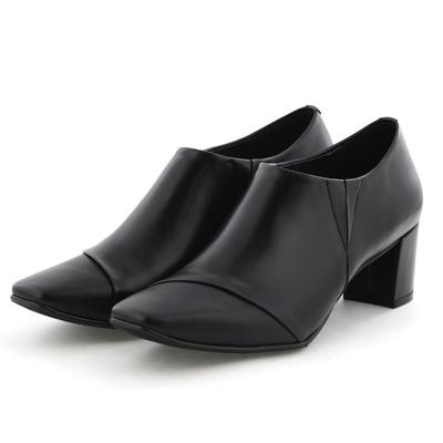 Pantofi cu toc pătrat și elastic lateral Himiko/643302 Negru 230