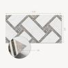Self-adhesive Vinyl Panel with Print for Living Room 120x60 cm Geometric Pattern with Lines