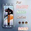 2 Stück Für Xiao Mi Redmi Note 13 14 Pro Plus Gehärtetes Glas Displayschutzfolie Kratzfest HD Klar Einfach zu Installieren