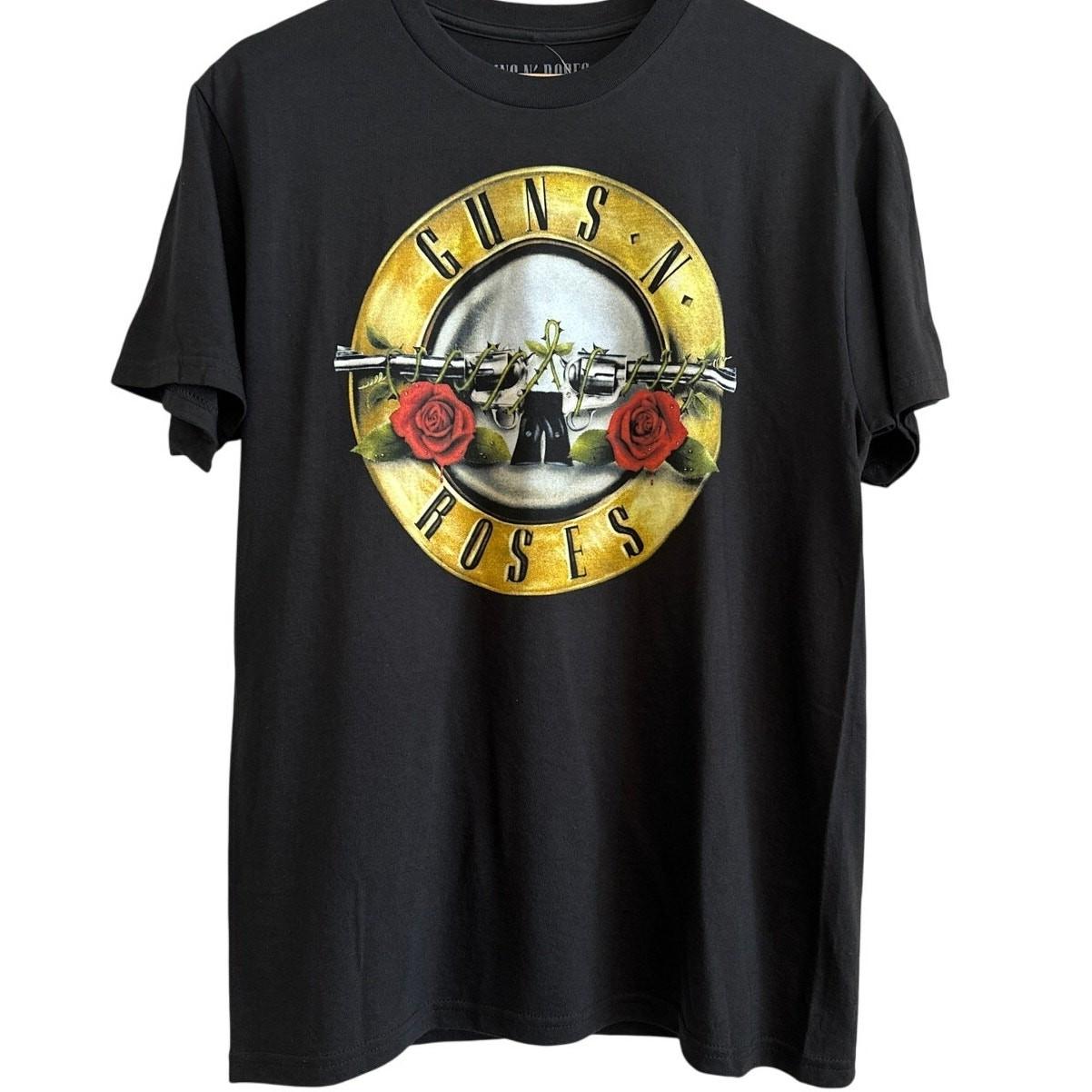 NWOT Guns N’ Roses Graphic Tee – Classic Logo with Roses – Men’s Medium XXXXL
