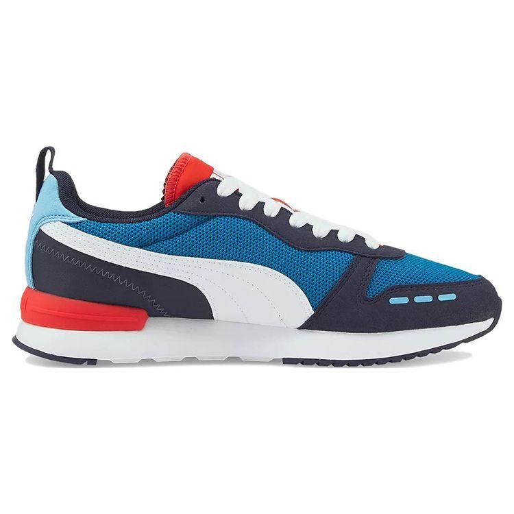 Puma R78 Mykonos Blue Red Unisex Sneakers White Peacoat High-Risk-Red 373117-53