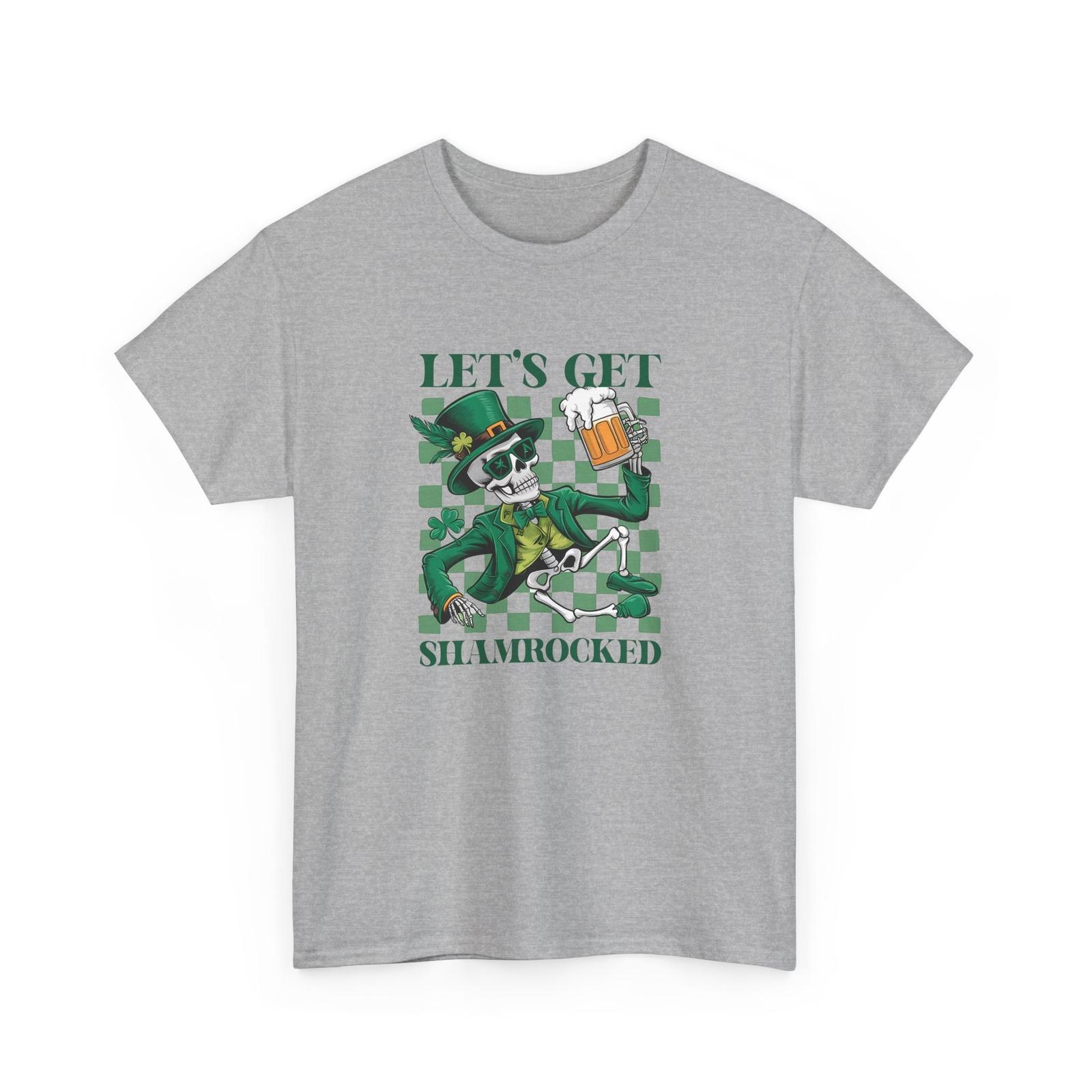 Beer Drinking Shirt | Funny Beer Shirt | Beer Shirt Patricks Day Irish Skeleton Unisex T-Shirt S