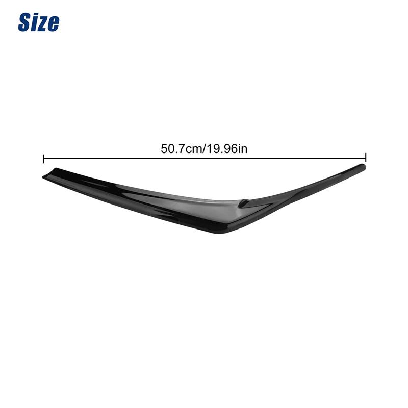 1 Paar Koplamp Ooglid Cover Koplamp Lamp Wenkbrauwen Vormen Trim Voor Toyota Camry Le Xle Se Xse 2018-2023