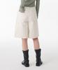 MUSINSA STANDARD WOMAN Women'S Wide Denim Shorts [Cream]
