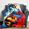 1pc Superhero Flannel Throw Blanket - HD Printed Lightweight Soft Warm All-Season Blanket for Sofa, Bed, Travel058
