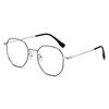 Tea Gold Polygon Prescription Glasses Anti Blue Ray Photochromic Progressive Eyewear for Women Men