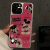 Illustration Mickey Applies To Apple iPhone16/17promax Mobile Phone Case 14/13 Epoxy Water Condensation 12 Cute 15