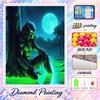 Predator Diamond Painting Kit 5D Full Drill DIY Diamond Mosaic Wall Art Home Decor