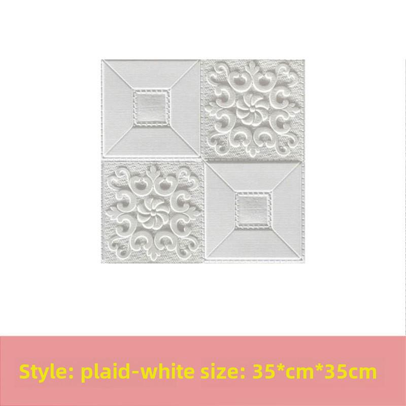 3D XPE Foam Self-Adhesive Brick Wall Stickers, 30x30cm, Small Size