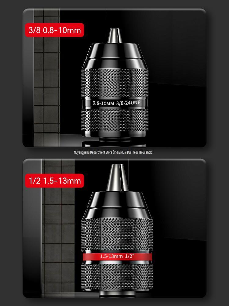 Universal Electric Drill & Screwdriver Converter: Self-Locking Ratchet Head