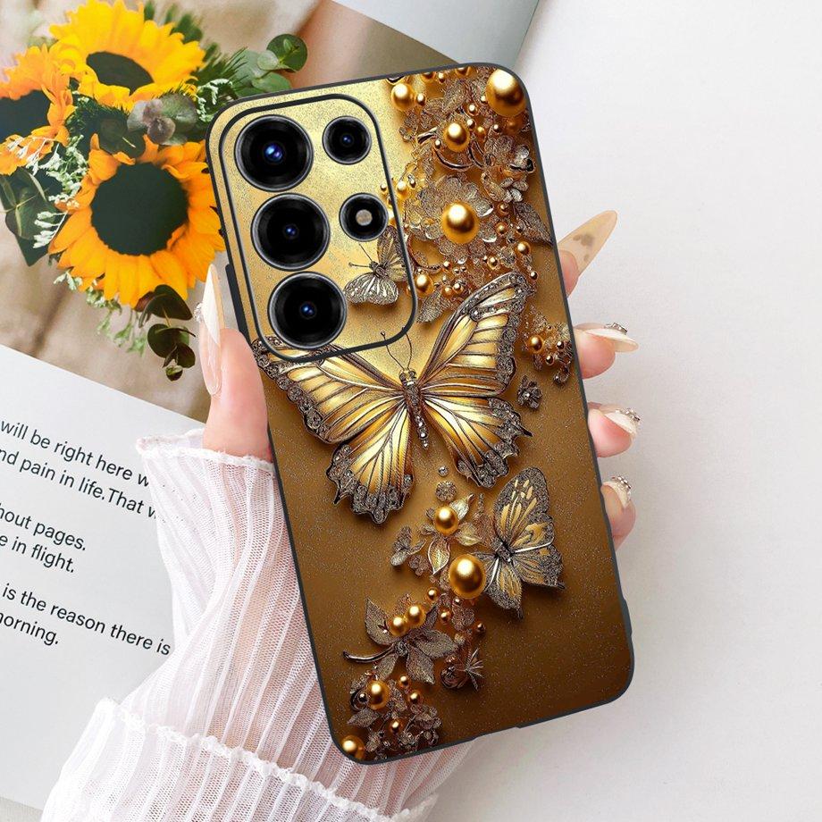 For Itel S26 Ultra Super 26 Ultra 26Ultra Phone Case Soft Black Silicone Cover Butterfly Dragon Cat Floral Painting Bumper Funda