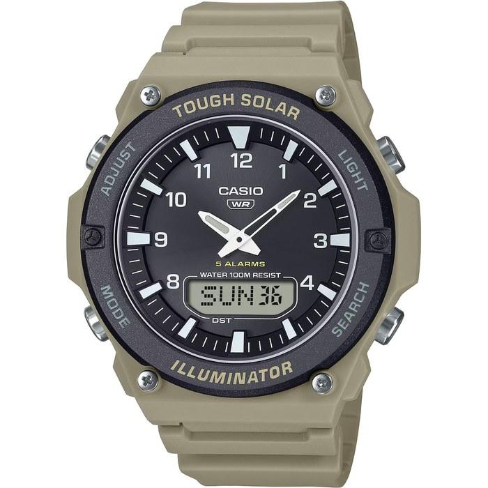 Casio Standard Tough Solar Analog-Digital Quartz Watch AQ-S820W-5AV Men s Khaki