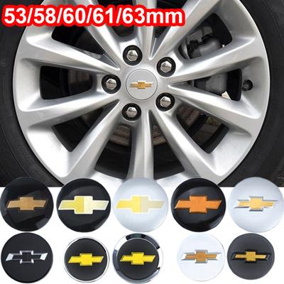 4PCS Car Wheel Center Covers Hub Caps Badge for Malibu AVEO Corvette CRUZE EQUINOx IMPALA LACETTI TRAX ORLANDO Sail