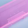 Nails Art Organizer Box Storage Tool Pen Brush Polishing Nail Buffer Files Holder Transparent Plastic Rectangle Container Salon