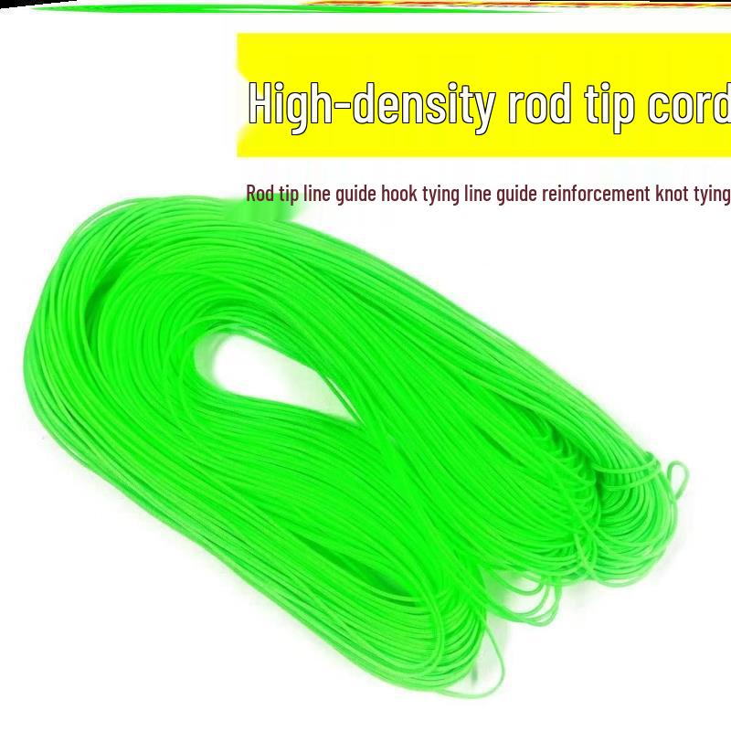 

High-Density Fishing Rod Tip Line Set: Protective Rope Bundle Green 0.3mm, 6m [For 0.8-2.0 Main Line] - H22