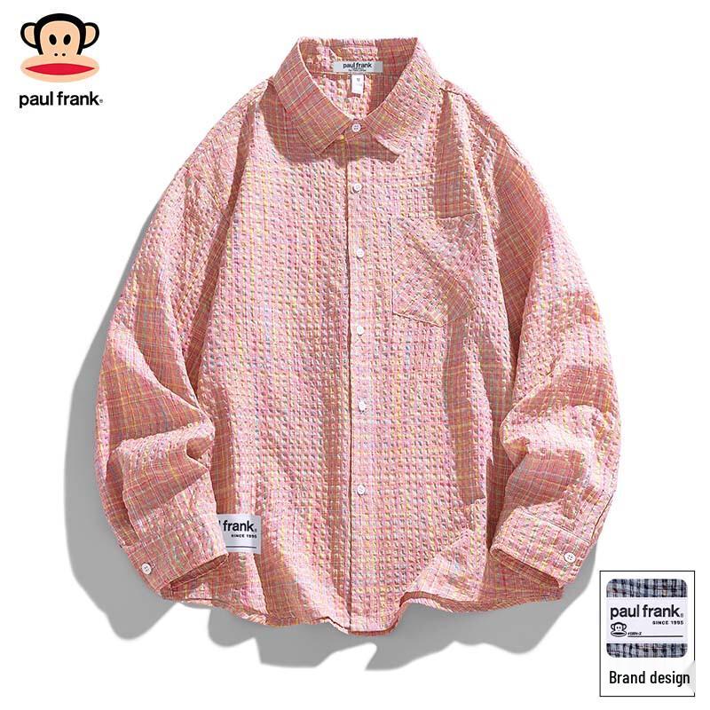 Paul Frank Men's Loose Fit Long-Sleeve Casual Shirt