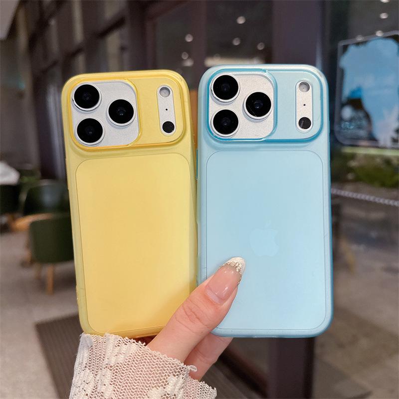 iPhone 17 Pro Full-Coverage Anti-Drop TPU Case - Pure Color