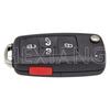 Er 4/5 Tasten Ersatz Klapp HU66 Autoschlüssel Schale Gehäuse Fob für Volkswagen VW Sharan Multivan T5 Caravelle MPV