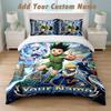 Bedding Set 1 Duvet Cover 2 Pillowcases Hunter × Hunter Print Soft Bed Linen Bedroom Decor