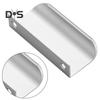 Finger Pull Cabinet Handle Rustproof Polished Surface Rounded Edge Finger Cabinet Pull Concealed Handle