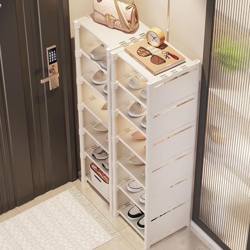 Shoe Rack Multi-layer Storage Rack Household Simple Door Entrance Indoor Dormitory Space Saving Small Apartment Shoe Cabinet