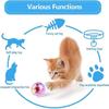 3 Pack Ghost Hunting Cat Ball Toys, Motion Light Up Cat Balls Led Light Cat Ball Cat Dog Interactive Toys For Cat & Dog Activity