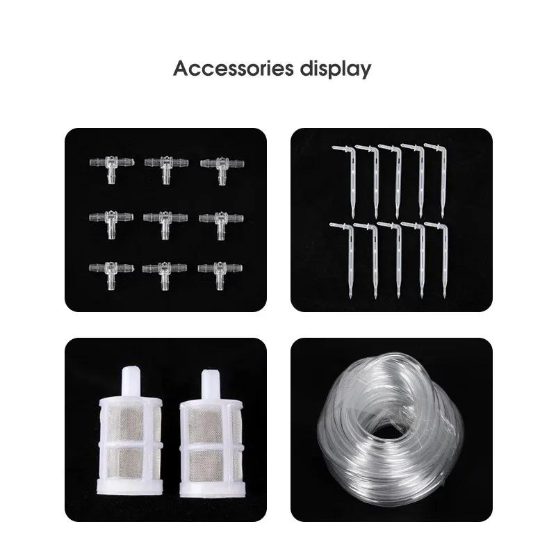 Solar Irrigation System Garden Automatic Drip Irrigation Kit Watering Timer Device Plant Irrigation Controller