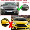 Pair For Ford Focus 2 3 MK2 MK3 Side Wing Mirror Caps Covers Add-On For Mondeo MK4 2008-2018 Horn Style Rearview Mirror Cap