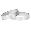 ABWR-10Pcs Circular Tart Rings With Holes Stainless Steel Fruit Pie Quiches Cake Mousse Mold Kitchen Baking Mould