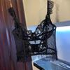 Lolita Style Is Very Fairy French Suspender Sexy Bra Beautifully Embroidered Lace with Steel Ring Outside Underwear Women