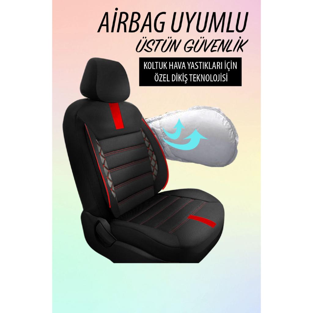 Onyx Red Car Seat Cover Colt Feather Universal