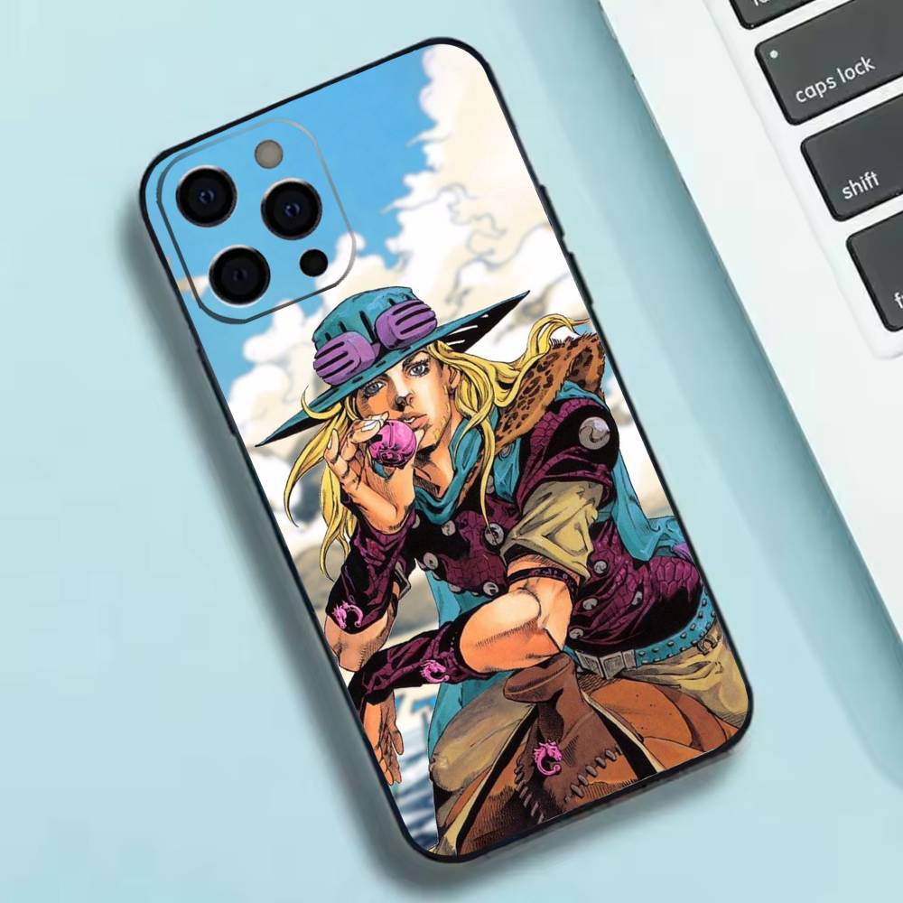 J-Johnny Joestar of the J-Jojo Phone Case Silicone Soft For IPhone 17 16 15 14 13 12 11 X XR Plus Pro Max Plus