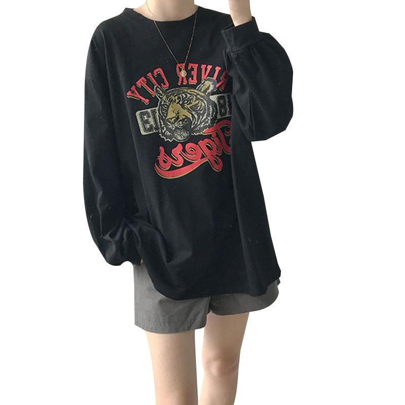 Loose Long Sleeve T-shirt for Women