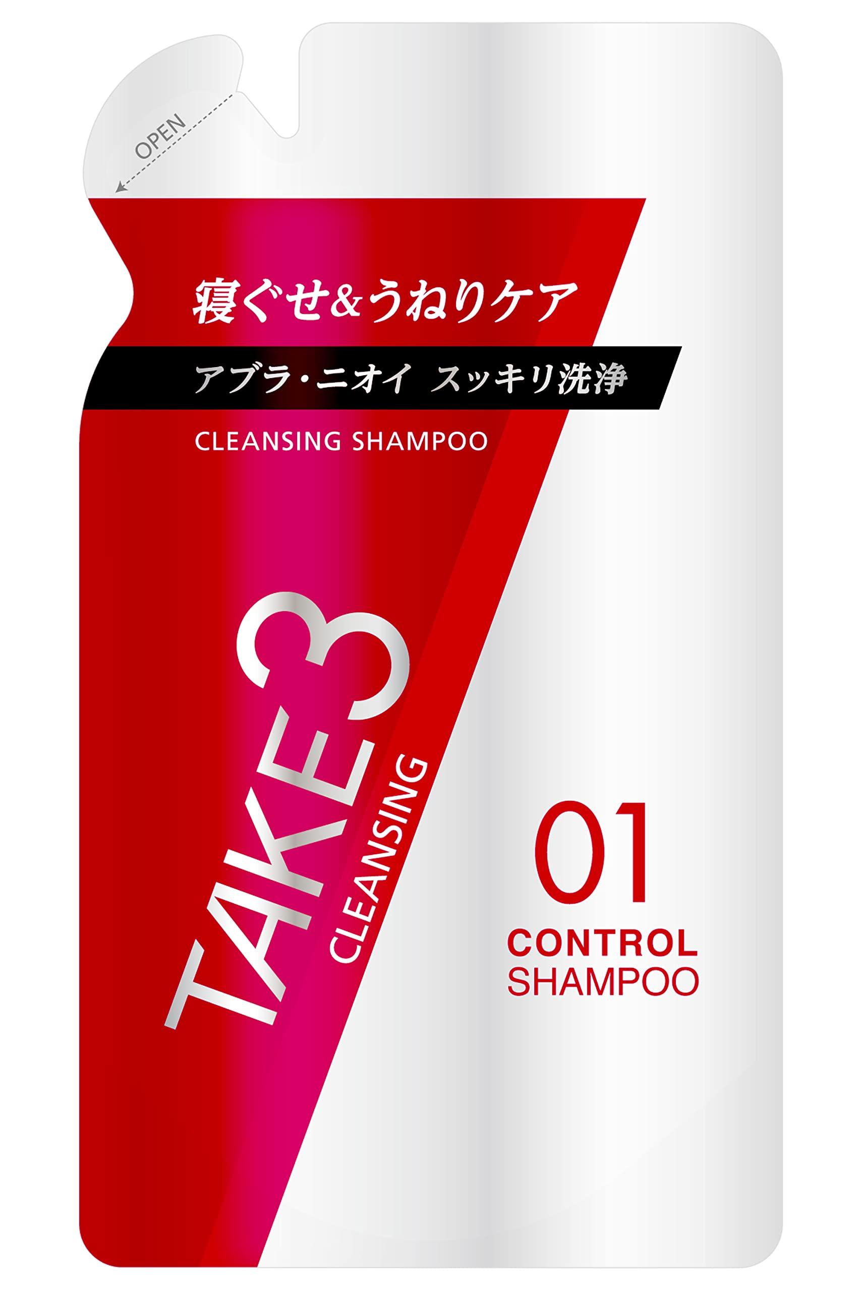 

TAKE3 Control Shampoo Cleansing Refill shampoo for oily 320mL [Thoroughly cleansing, men s skin]