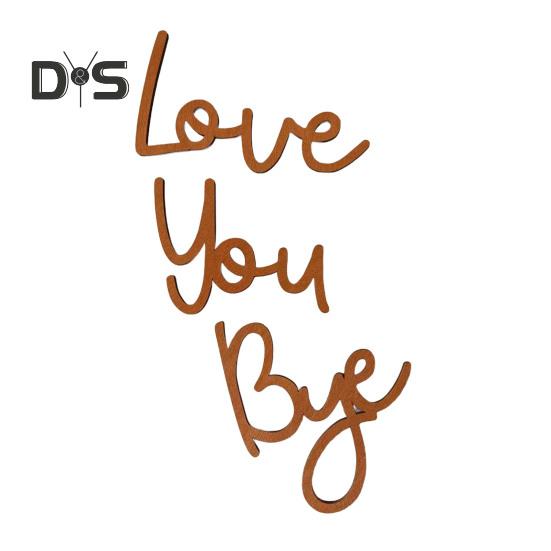 

Знак «Люблю тебя, пока!», деревянная настенная художественная вывеска, украшение на стену в прихожей на тему любви, украшение на День святого Валентина, украшение для прихожей, подарок на новоселье коричневый