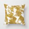 Ins Nordic Style Home Soft Decoration Gold Sofa Pillowcase Digital Printing Office Cushion Cover Pillowcase