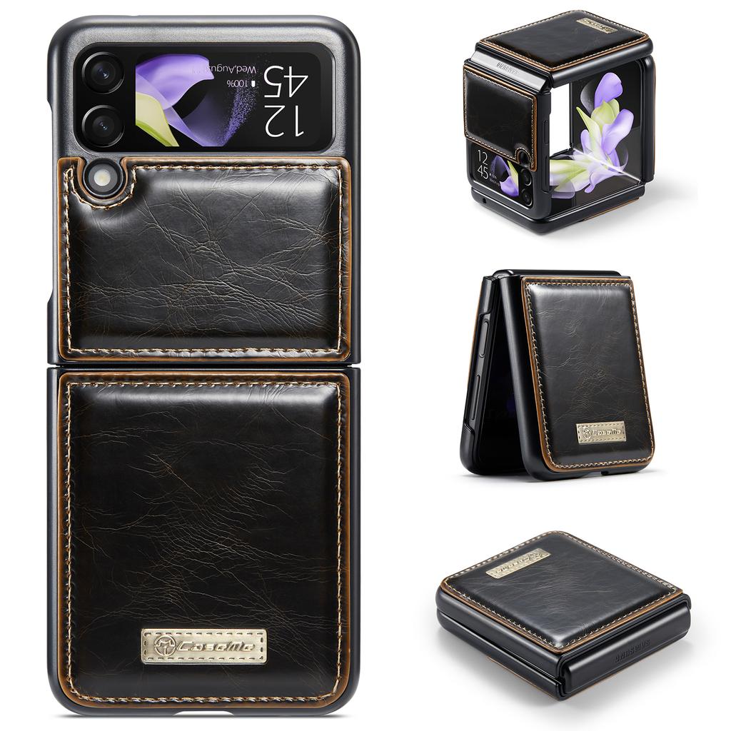 Lightweight Leather Phone Bag Funda Case For Samsung Galaxy Z Flip4 Flip 4 Flip3 Flip 3 Zflip4 Anti -Knock Protective Cover