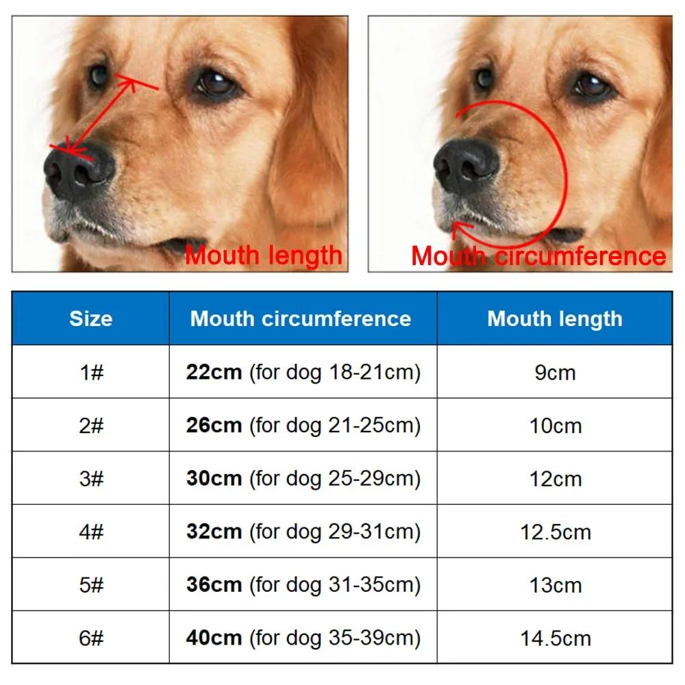Maulkorb für Hunde, atmungsaktiv, Korbmaulkörbe für Welpen und große Hunde, verhindert Beißen, Bellen und Kauen, ideal für aggressives Haustierzubehör