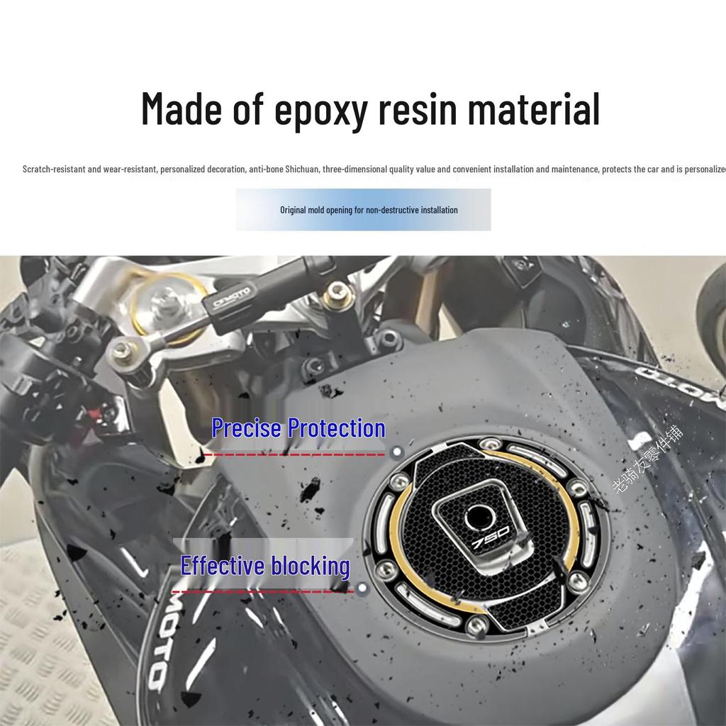 Chunfeng CF 750SR-S Motorcycle Fuel Tank Sticker – Scratch & Wear-Resistant, Non-Destructive Installation