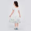 Girls' Summer Floral Puff Sleeve Princess Dress